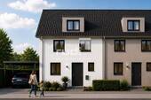 Visualisierung - Neubau-Reihenendhaus in ruhiger Lage von Borchen-Dörenhagen - energieeffizient & familienfreundlich