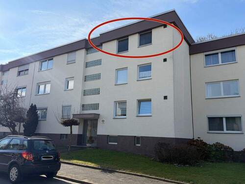 Gebäudeansicht 2 2 - 2-Zimmer-Wohnung mit Balkon & TG-Stellplatz - zentrumsnah in Paderborn.