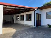 Ansicht Anbau mit Carport - 