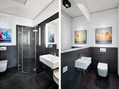 Duschbad im 1. OG, mit Gäste-WC im EG - 