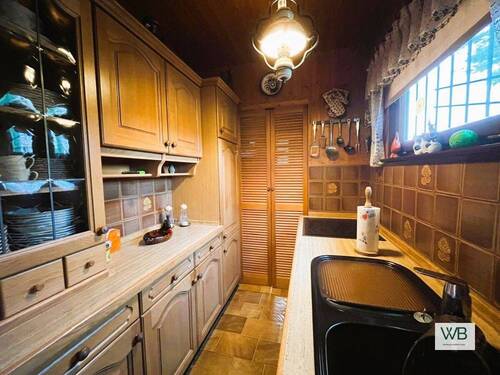 Küche - Ein originales Stück Bokensdorf! Haus mit Zugang zum See - Erbbaurecht