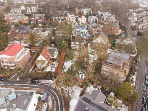 Vogelperspektive - Grundstück in Hamburg