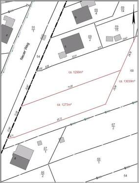 Lageplan - Grundstück zum Kaufen in Haselau