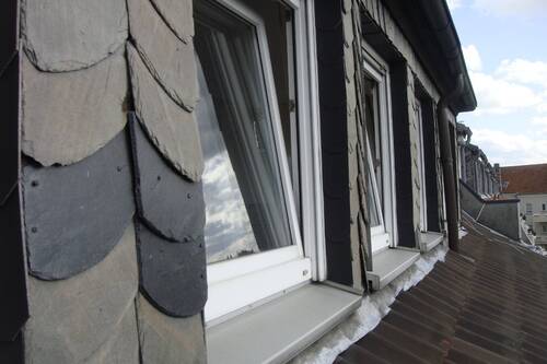 Fenster der Küche - Attraktive 2-Zimmer-Dachgeschosswohnung in zentraler Lage von Hamm