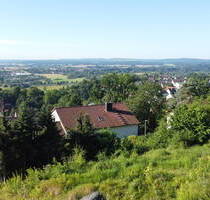 Perfekter Blick über die Mainauen - Einfamilienhausgrundstück für Bebauung - Kulmbach / Burghaig