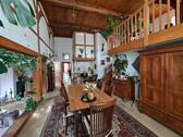 Kaminzimmer - Historisches Bauernhaus mit Galerie, Kamin & Garten - stilvoll saniertes Wohnen mit Charakter