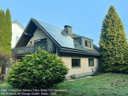 Gartenansicht - 4 Zimmer Einfamilienhaus in Bad Oeynhausen