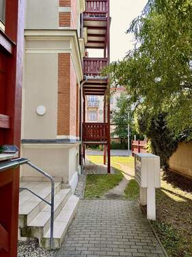 Impression Rückseite - Etagenwohnung mit 45,60 m² in Dresden / Pieschen-Nord/Trachenberge zum Kaufen