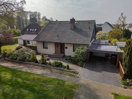 Luftaufnahme - Geestland - Langen Familienfreundliches Zuhause mit 170 m² Wohnfläche und Wellnessbereich