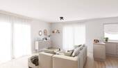 Ein geräumiges Wohnzimmer für die gemeinsame Zeit - Etagenwohnung mit 103,50 m&sup2; in Germersheim zum Kaufen