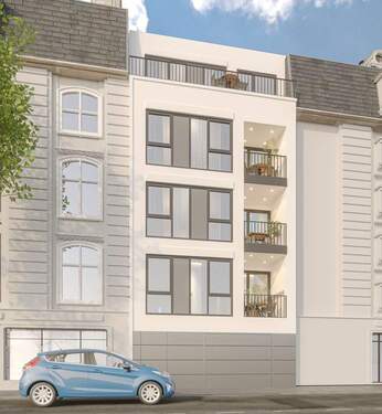 Hausansicht - 1 Zimmer Etagenwohnung zum Kaufen in Bonn