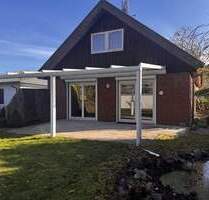 Skandinavisches Holz-Fachwerkhaus - Wohn- zuzüglich Nutzfläche im Dachgeschoss - Rellingen