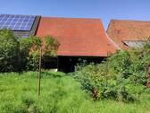 Garten mit Scheunendach - 