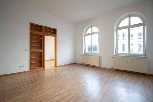 Wohnzimmer Wohnung 3 - 1 Zimmer Mehrfamilienhaus, Wohnhaus zum Kaufen in Demmin