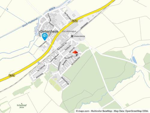Geolyzer Kartenausschnitt - 