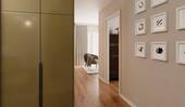 Flur mit Blick auf das Wohnzimmer - 