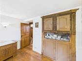 Küche mit altem Einbauschrank - 