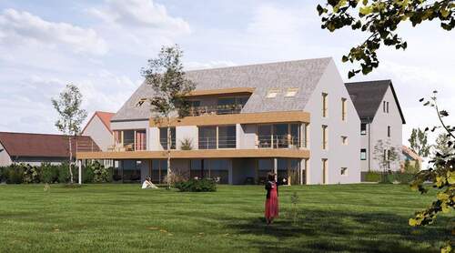 Außenansicht 1.jpg - 3 Zimmer Terrassenwohnung zum Kaufen in Allersberg