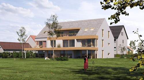 Außenansicht 1.jpg - 3 Zimmer Terrassenwohnung zum Kaufen in Allersberg