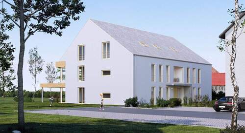 Außenansicht 2.jpg - 2 Zimmer Terrassenwohnung in Allersberg