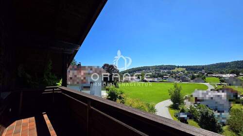 Ausblick vom Balkon - 