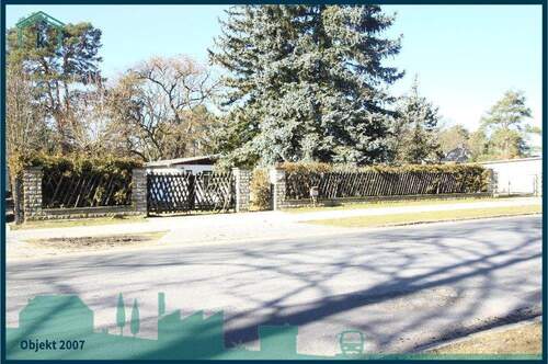 2007 Blick von der Strasse aus.jpg - Schönes Baugrundstück in Klausdorf gegenüber des Mellensees