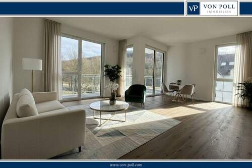 Bild 1 - Modernes Erstbezugserlebnis: Lichtdurchflutete 3-Zimmer-Wohnung mit Komfort