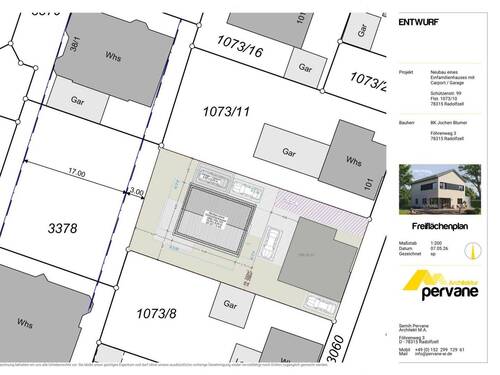 Freiflächenplan - Entwurf - 