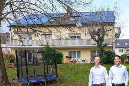 Außenansicht - 3-Zimmer-Wohnung mit Gartenanteil in ruhiger Lage