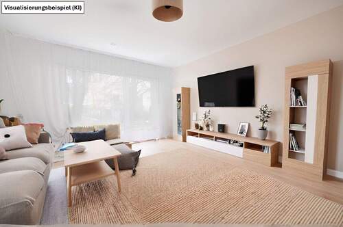 Visualisierung Wohnzimmer (KI) - 