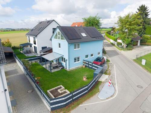 Südostansicht - 5 Zimmer Einfamilienhaus in Eching