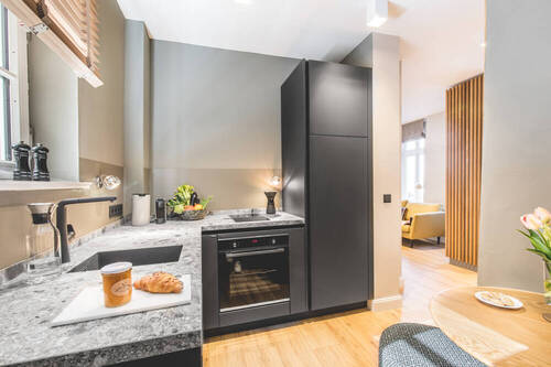 Design-Küche - 1 Zimmer Etagenwohnung in Lüneburg