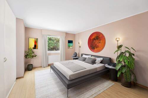 Schlafzimmer EG visualisiert - 