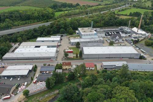 Luftbild Dohnaer GewerbeHof - Halle zur Miete in Dohna