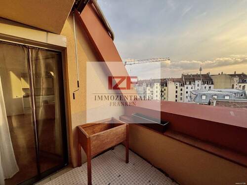 Sonnenloggia mit Südblick#1 - Penthouse-Feeling über Nürnberg - Exklusive 4-Zimmer-Neubauwohnung mit Dachloggia & Aufzug