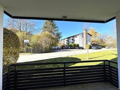 Ausblick vom Westbalkon - Etagenwohnung mit 80,00 m² in Seehausen am Staffelsee zum Kaufen