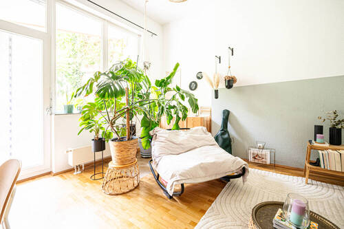 Wohnraum - 1 Zimmer Etagenwohnung zum Kaufen in Mainz