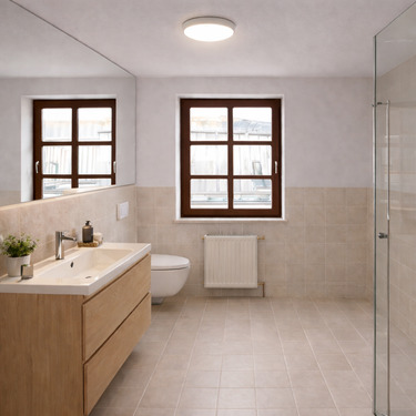 Modellbild Badezimmer - Etagenwohnung mit 64,50 m&sup2; in Regensburg zur Miete