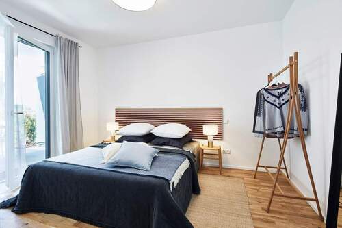 Blick ins Schlafzimmer - 