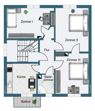 1. Obergeschoss - 