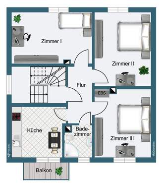 2. Obergeschoss - 