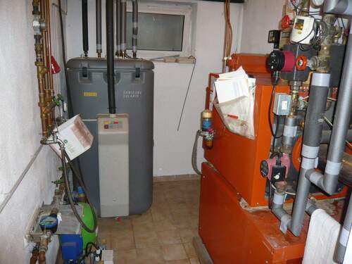 Heizraum mit Solarthermie - 