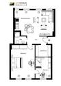 Grundriss - Etagenwohnung mit 74,10 m&sup2; in Berlin zum Kaufen