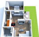 Grundriss.png - 2 Zimmer Etagenwohnung zur Miete in Waldheim