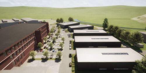 Visualisierung - Neuerrichtung von Produktionshallen zum Kauf