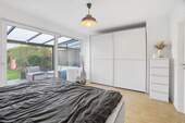 Schlafzimmer; 2-Zimmer-Maisonettewohnung mit Garte - 