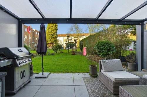 Terrasse; 2-Zimmer-Maisonettewohnung mit Garten un - 