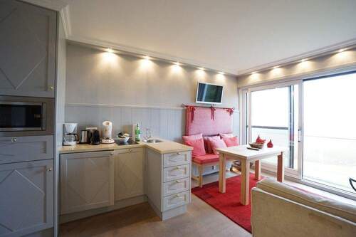 Stilvolle Küche mit Essplatz - 2 Zimmer Etagenwohnung in Sylt