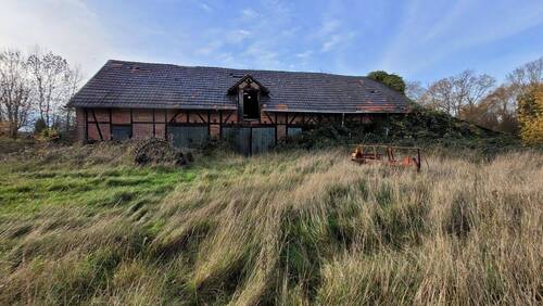 Westansicht ehemaliges Stallgebäude - 