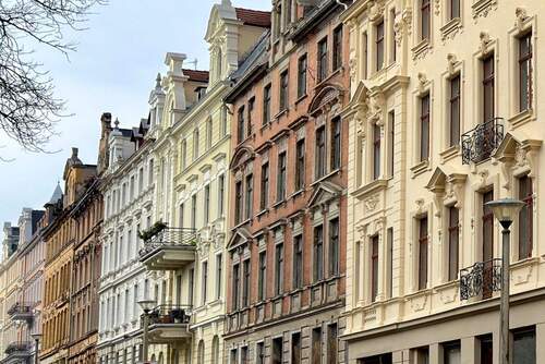 Straßenblick - Emmerichstraße - 